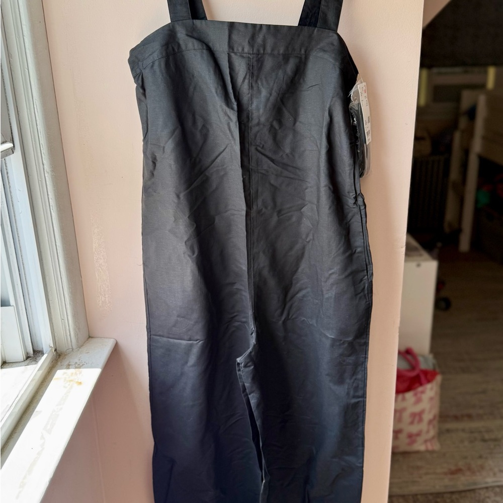 Uniqlo Black linen Jumpsuit - Picture 6 of 10